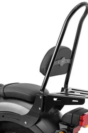 Sissy Bar met Bagagerek compatibel met Honda Rebel 500 CMX 17-25 zwart Casual XL Craftride Nieuw