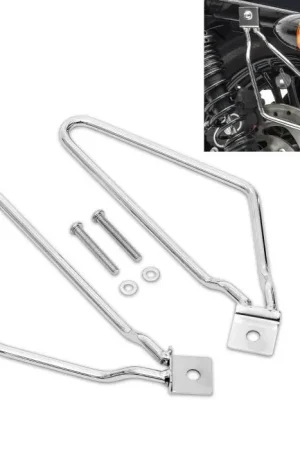 Exclusief Zadeltassen Houder Universal Craftride Chrom