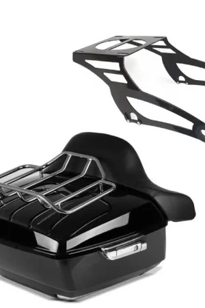 Topkoffer King OLR met bagagerek + afneembaar bagagerek compatibel met Indian Chieftain 15-22 Actieprijs