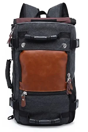 Motor rugzak Canvas Craftride VG6 buddyseat tas Vintage 28Ltr Retro zwart Shop Nu