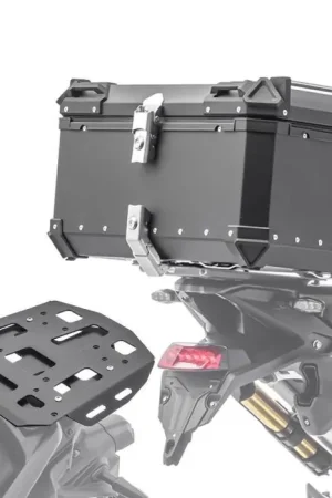 Garantie Inbegrepen Aluminium topkoffer XB65 + bagagerek geschikt voor Yamaha Tracer 9/GT 21-26 Bagtecs zwart