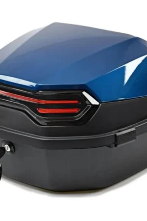 Motortopkoffer Bagtecs BT11 45 liter universeel achter blauw Ambachtelijk