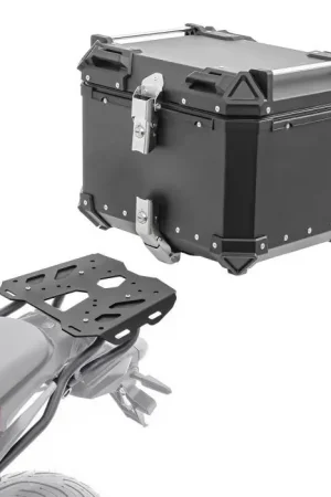 Nieuw Set Aluminium Topkoffer + Drager voor Yamaha Tracer 7 21-24 Topcase Bagtecs XB45 zwart