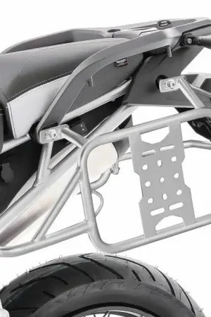 Zijdrager geschikkt voor Triumph Tiger 900 GT / Pro 20-25 Zadeltas Drager Bagtecs SD35 zilver Modern