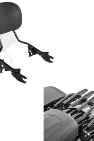 Set: Bagagedrager passend voor Harley Davidson Touring 09-25 Craftride afneembaar in zwart + Sissybar passend voor Harley Davidson Touring modellen 09-25 Craftride in zwart Koop Online