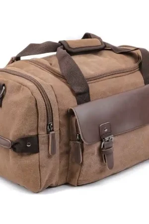 Gereduceerde Prijs Motor Buddyseat Tas Craftride RT3 Achterzak Canvas 25Ltr bruin