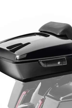 Topkoffer Chopped passend voor Harley Davidson Street Glide 14-22 Zwart CH4 Craftride Betrouwbaar