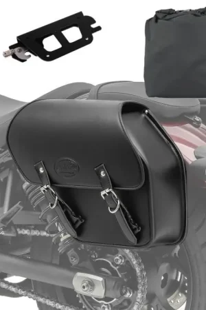 Zadeltas compatibel met Honda Rebel 500 CMX 17-25 met houder afneembar links Fargo 13l Craftride Veilige Betaling