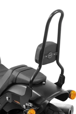 Ambachtelijk Sissy bar CSXL passend voor Harley Davidson Softail Fat Bob 114 18-25 zwart Craftride