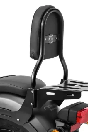Sissy Bar CL + Bagagedrager compatibel met Honda Rebel 500 CMX 17-25 zwart Craftride Nu Kopen