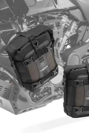 Laatste Versie 2x Crash bar tas 6L compatibel met BMW R 1200 GS / Adventure bescherming bar waterdicht Bagtecs S3 Paar