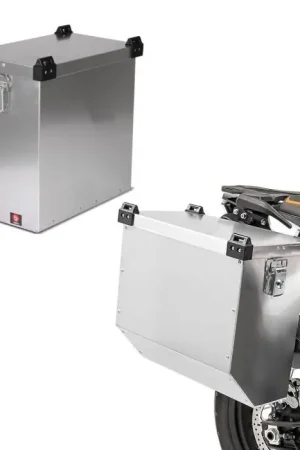 Laatste Versie 2x Motorfiets Alu Zijkoffer Bagtecs Atlas 36Ltr Aluminium Discount Set