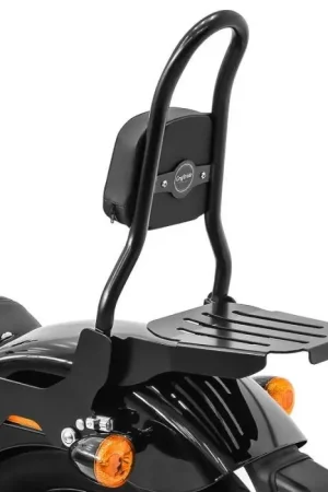 Sissy bar CSM met Bagagerek passend voor Harley Davidson Softail 18-25 zwart Craftride Rechtstreeks Van De Fabrikant