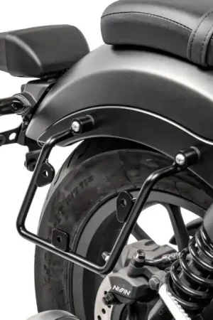 Zadeltas houder compatibel met Honda Rebel 500 CMX 17-25 rechts afstandshouder beugel Craftride Betrouwbaar