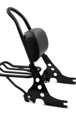 Sissybar passend voor Harley Davidson Sportster Forty-Eight 48 10-20 Craftride Fast Rider-M incl. Bagagerek zwart Geld-Terug-Garantie