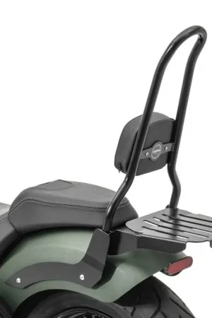 Flitsaanbieding Sissybar XL3 compatibel met Indian Chief Bobber Dark Horse 21-25 met bagagedrager zwart Craftride