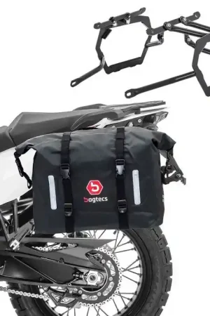 Zadeltassen Set WP8 compatibel met KTM 790 / 890 Adventure/ R 19-25 met Kofferrek Bagtecs Seizoensaanbieding