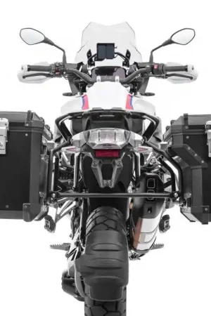 Zijkoffers aluminium + kofferrek passend voor Honda Africa Twin CRF 1100 L 22-25 Bagtecs ADSX90 zwart Topkwaliteit