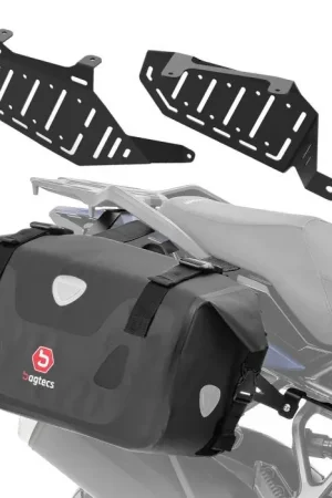 Merkproduct Set Zijtassen RB25 + Zijdrager voor Suzuki V-Strom 800 / DE 23-25 Bagagedrager Bagtecs TW01
