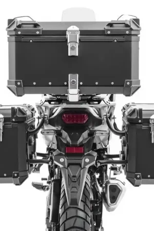 Nieuw Model Set Aluminium Zijkoffers + topkoffer + houders voor BMW R 1300 GS 23-25 Bagtecs XW38-XB65 zwart