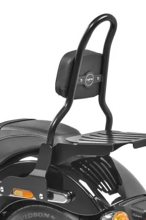 Trendy Sissybar CSM Fix passend voor Harley Davidson Sport Glide 18-25 met bagagedrager zwart Craftride