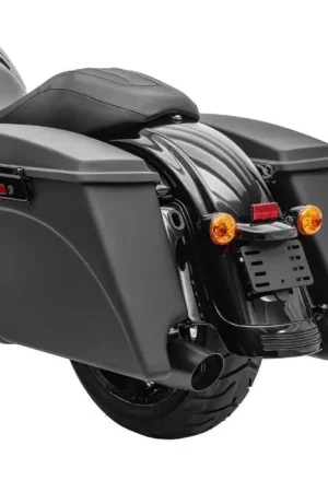 Nieuw Model Zijkoffers Stretched passend voor Harley Davidson Street Glide (FLHX) 06-13 zwart matt Craftride