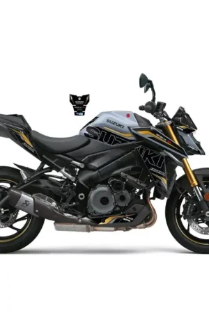 Suzuki Stickerset Zwart / Goud GSX-S Budget