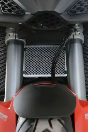 Direct Verzonden R&G RAD9023TI Radiateur en Oliekoelerbeschermer Titanium Ducati Multistrada V4(S) 21-