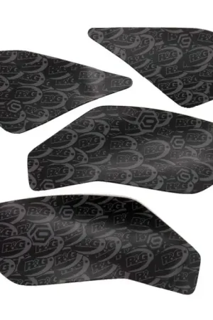 In De Mode R&G RACEGRIP920BL Eazi-Grip Race Sticker Set Zwart Yamaha YZF-R1 15-19