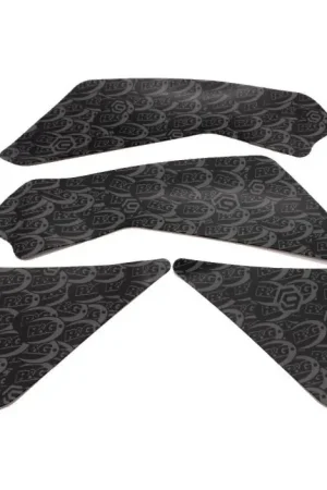 R&G RACEGRIP334BL Eazi-Grip Race Sticker Set Zwart Honda CBR1000RR Fireblade 17-19 Origineel