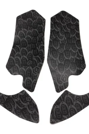 R&G RACEGRIP216BL Eazi-Grip Race Sticker Set Zwart Ducati Panigale / Supersport Handgemaakt