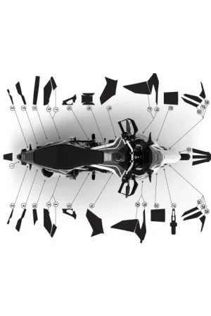 Honda Complete Bescherming Stickerset Meest Verkocht