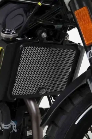 R&G RGRAD0277TI Radiateur Bescherming Titanium Husqvarna Vitpilen / Svartpilen 125 21- Authentiek