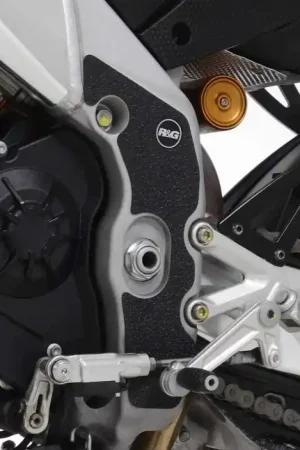 Beperkt Aanbod R&G EZBG004BL Eazi-Grip Voetstep Sticker Set Zwart Aprilia RSV4 / Tuono V4 1100 21- 2-PIECES