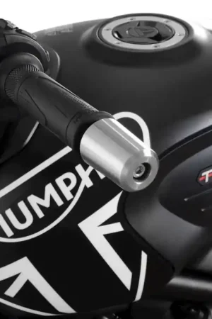 Gratis Verzending R&G BE0163SS Stuurdoppen Zilver Triumph Trident 660 21- / Tiger Sport 660 22-