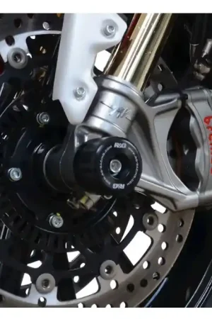 Geld-Terug-Garantie R&G FP0245BK Voorvork Valdoppen MV Agusta Brutale 1000RR / Oro 21-