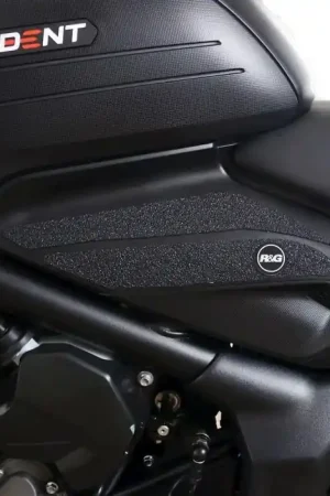 R&G EZRG824BL Eazi-Grip Sticker Set Zwart Triumph Trident 660 21- 4-GRIP KIT Beperkt Aanbod