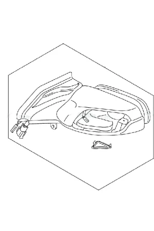 Suzuki Spiegel Links 56600-26J00-RB5 Premium