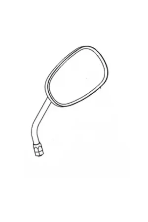 Speciale Aanbieding Kawasaki Spiegel rechts 56001-0199