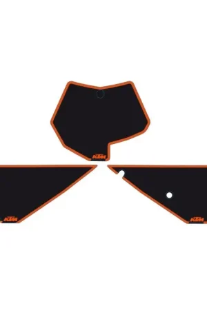 KTM NR.PLAAT ACHTERGR. Zwart SX 07 7730808800030 Nieuw