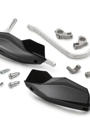 KTM ALUMINIUM HANDSCHERMEN Zwart 7650207910030 Garantie Inbegrepen