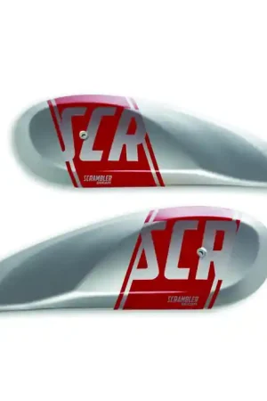 Geld-Terug-Garantie Ducati Zijpaneel Stickers SCR Rood Scrambler Nightshift