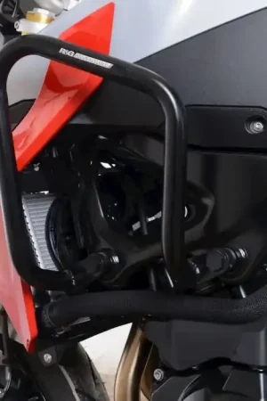 Laatste Versie R&G AB0064BK Valbeugels Adventure Zwart Boven BMW F900R 20-