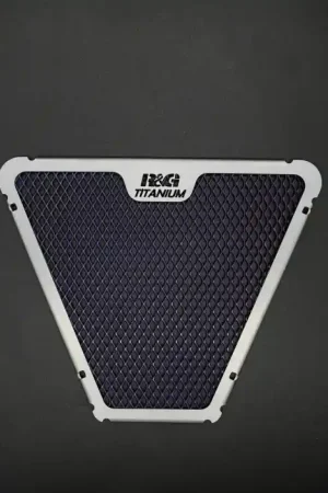 Snelle Levering R&G OCG0038RACINGTI Oliekoelerbeschermer Titanium Race Ducati Streetfighter V4(S) 20-