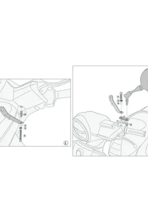 GIVI Windscherm excl. montagekit SYM Fiddle 125 EURO 5 Exclusieve Aanbieding