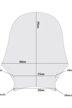 GIVI Universeel windscherm inclusief bevestigingskit Aanbieding
