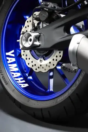 Laatste Kans Yamaha Reflecterende Velgsticker Achterzijde Zilver