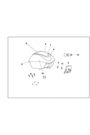 Bulkbestelling Honda Topkoffer 35L Pearl Nightstar Black SH 150 i (10)