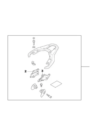 Gecertificeerd Honda Steun Linker bagagedrager