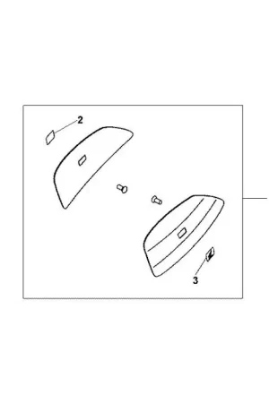 Handgemaakt Honda Paneel Set Zijkoffer 29L Vernier Grey Metallic XL 700 V Transalp (08-13)